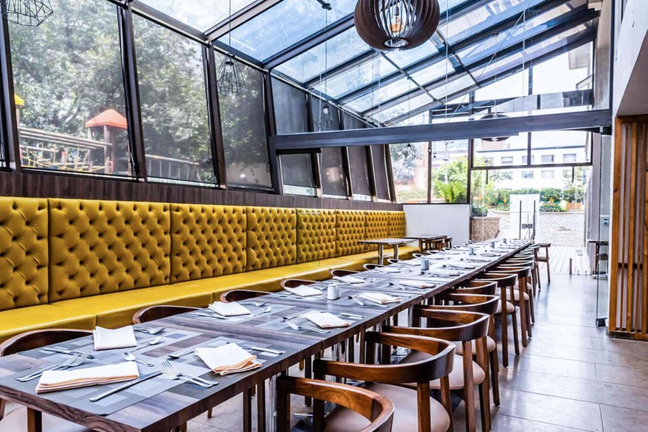 Bogota Plaza Hotel Екстер'єр фото Interior of the restaurant